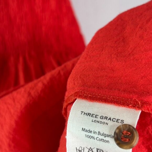 Three Graces London Red Mini Dress - Picture 4 of 9